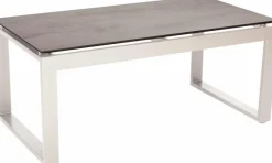 Loungetische|Balkontische|Stern Loungetisch Allround New Holly 110x60cm Zement hell