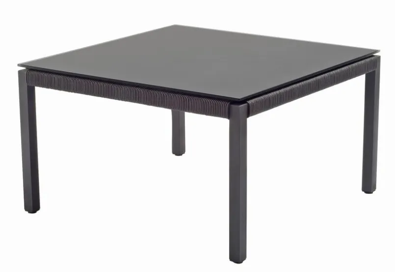 Loungetische|solpuri Loungetisch Club Lounge 80 x 80 cm Anthrazit