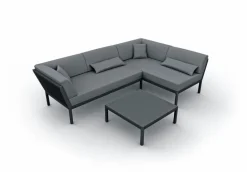 Loungetische|solpuri Loungetisch Club Lounge 80 x 80 cm Anthrazit