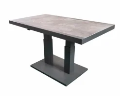 Loungetische-Loungetisch Deluxe Lounge Alu 70 x 120 Dunkelgrau