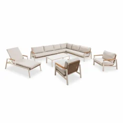 Segarda Loungetische-Loungetisch Santorini Couchtisch Beige