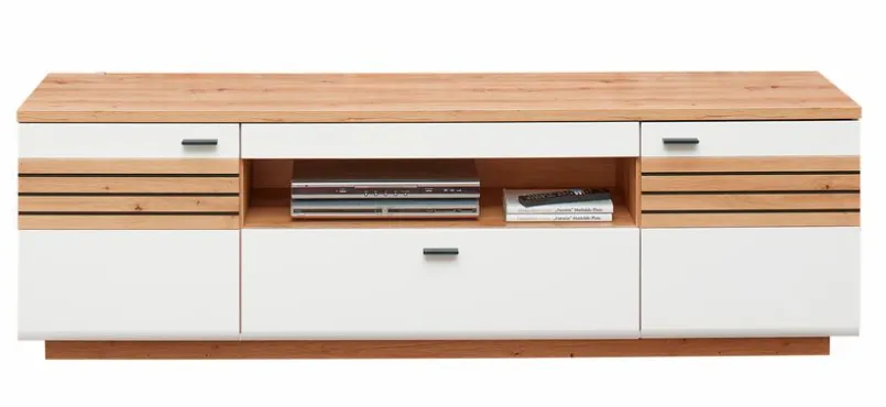 Wohnconcept Kommoden-Lowboard Duron Weiß