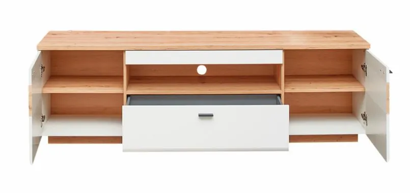Wohnconcept Kommoden-Lowboard Duron Weiß