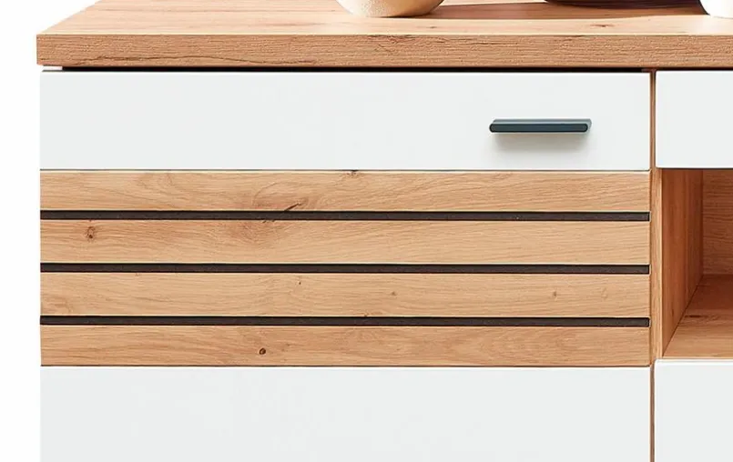 Wohnconcept Kommoden-Lowboard Duron Weiß