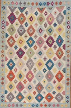 Kelim-Teppiche-Läufer Amira 80 x 250 cm Beige