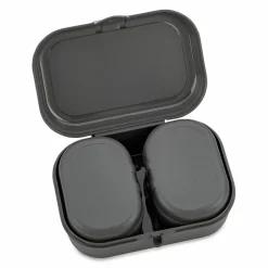 Koziol Vorratsdosen|Lunchboxes-Lunchbox Pascal Ready 3tlg. Grau