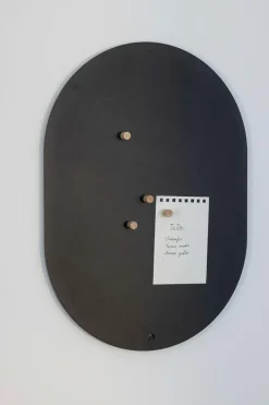 Memoboards|Metallbude Magnete Holz Ela 4er-Set Eiche