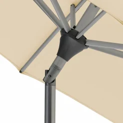 Sonnenschirme|Glatz Marktschirm Alu Twist Ø 300 cm Dunkelgrau