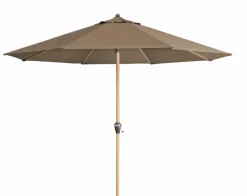 Sonnenschirme|Doppler Marktschirm Alu Wood ø 350 cm Braun