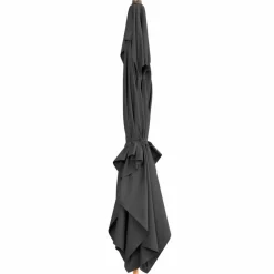 Doppler Sonnenschirme-Marktschirm Alu Wood 200 x 300 cm Anthrazit