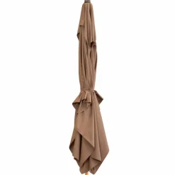 Doppler Sonnenschirme-Marktschirm Alu Wood 200 x 300 cm Braun