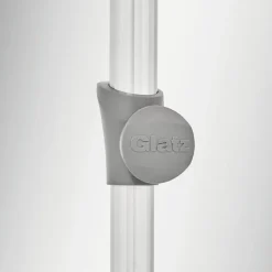 Sonnenschirme|Glatz Marktschirm Alu-Smart Ø 250 cm Hellgrau