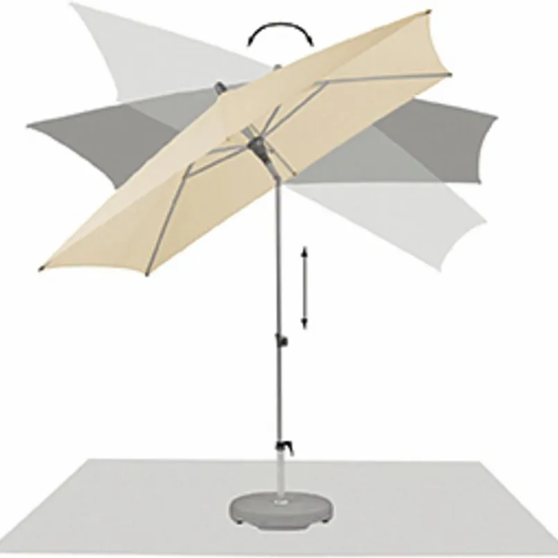 Marktschirm Alu-Smart 250 x 200 cm<Glatz Outlet