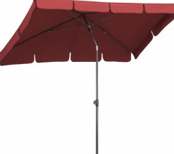 Schneider Schirme Balkonschirme|Sonnenschirme-Marktschirm Aquila 265 x 150 cm Dunkelrot