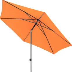 Doppler Sonnenschirme-Marktschirm Push Up Ø 300 cm Orange