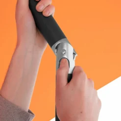 Doppler Sonnenschirme-Marktschirm Push Up Ø 300 cm Orange