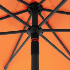 Doppler Sonnenschirme-Marktschirm Push Up Ø 300 cm Orange