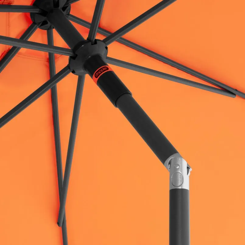 Doppler Sonnenschirme-Marktschirm Push Up Ø 300 cm Orange