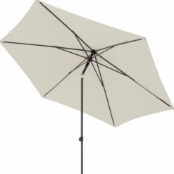 Doppler Sonnenschirme-Marktschirm Push Up Ø 300 cm Natur