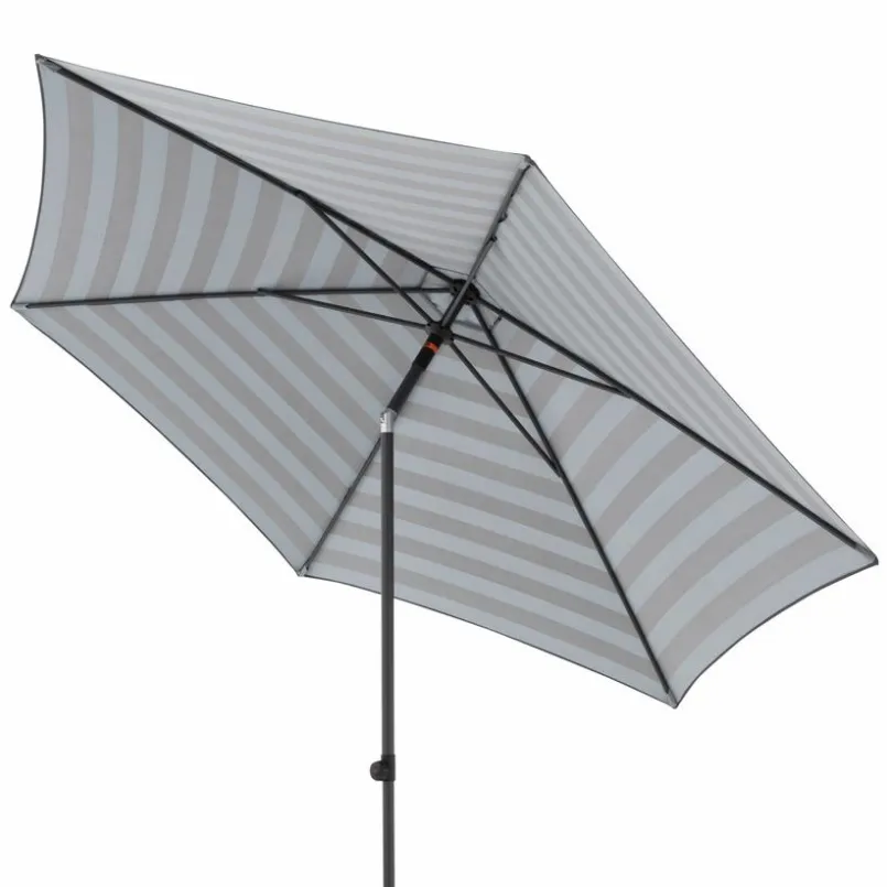 Doppler Sonnenschirme-Marktschirm Push Up Ø 300 cm Anthrazit / Grau