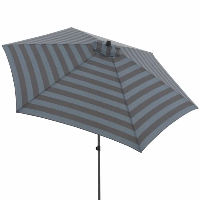 Doppler Sonnenschirme-Marktschirm Push Up Ø 300 cm Anthrazit / Grau