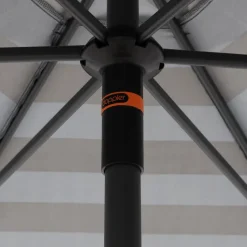 Doppler Sonnenschirme-Marktschirm Push Up Ø 300 cm Anthrazit / Grau
