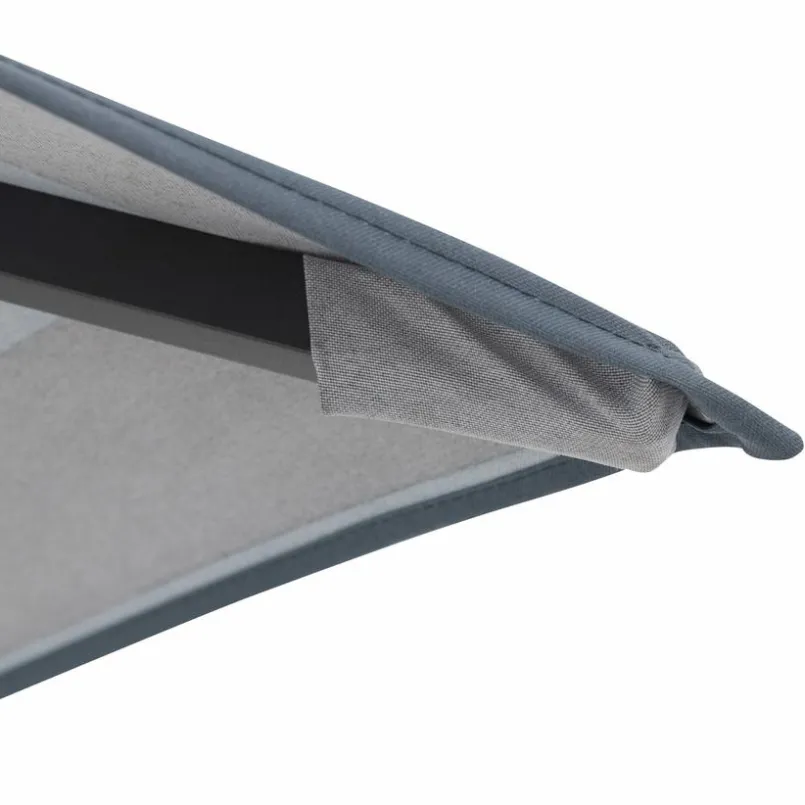 Doppler Sonnenschirme-Marktschirm Push Up Ø 300 cm Anthrazit / Grau