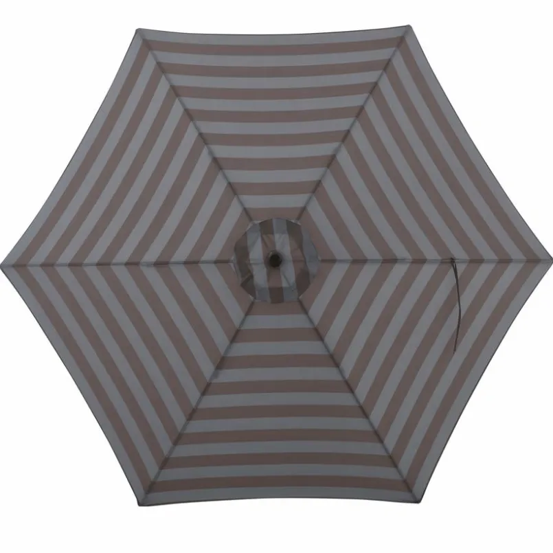 Doppler Sonnenschirme-Marktschirm Push Up Ø 300 cm Anthrazit / Grau