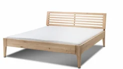 Betten|MAISON Massivholzbett Omaha 180 x 200 cm Wildeiche Bianco