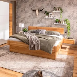 Massivholzbett Omaha 180 x 200 cm<MAISON Discount