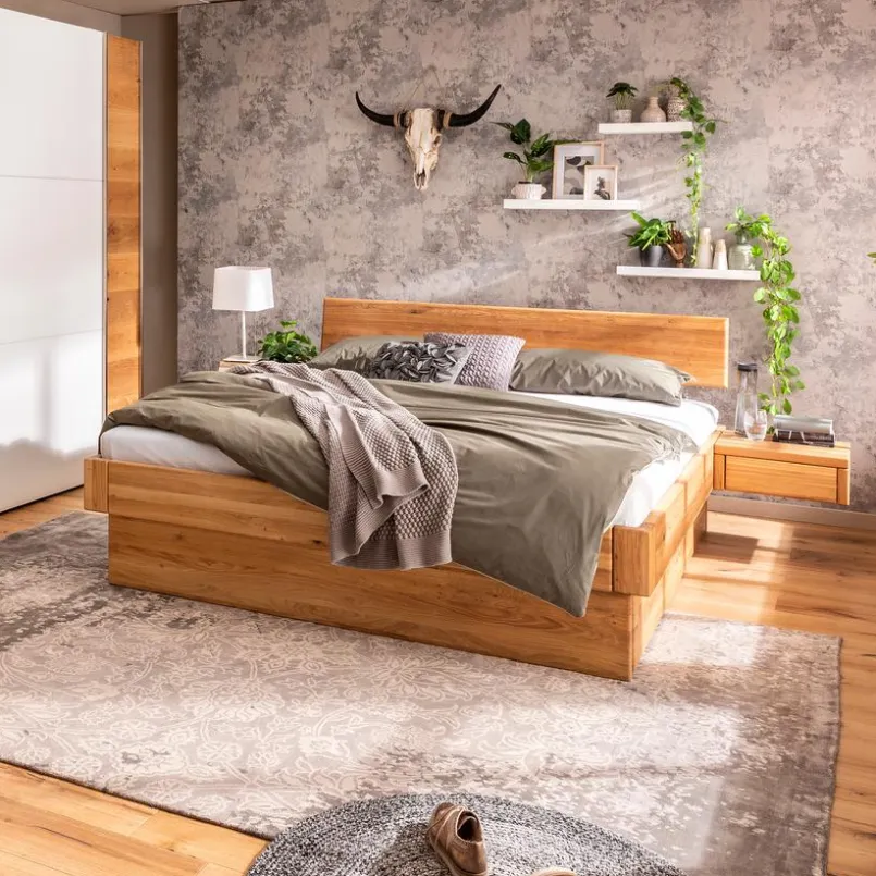 Massivholzbett Omaha 180 x 200 cm<MAISON Discount