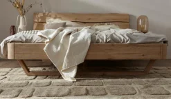 MAISON Betten-Massivholzbett Omaha 180 x 200 cm Wildeiche