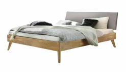 Betten|HASENA Massivholzbett Pesaro 180 x 200 cm Eiche Bianco