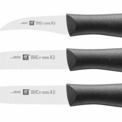 Zwilling Schneidwaren-Messerset Twin Grip 3tlg. Schwarz