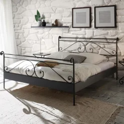 Betten|HASENA Metallbett Cerete 180 x 200 cm Anthrazit