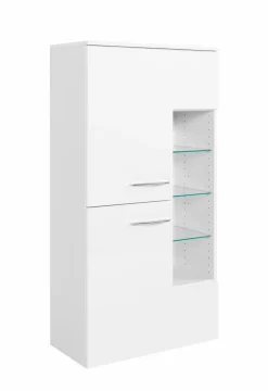 Badschränke|Held-Möbel Midischrank Florida Weiß