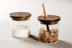 Milch- und Zucker-Set Novo Legno 4tlg.<Leonardo Clearance