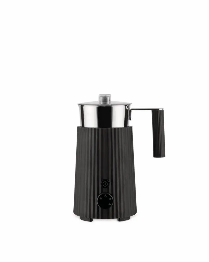 Sonstige Küchenkleingeräte|Alessi Milchaufschäumer Plissé Schwarz