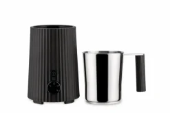 Sonstige Küchenkleingeräte|Alessi Milchaufschäumer Plissé Schwarz