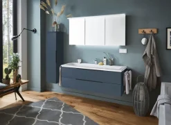 Badschränke|Puris Mittelschrank Star Line Blue