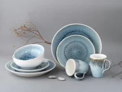 Schalen & Schüsseln|Schalen & Schüsseln|CreaTable Müslischale Caldera Ø 16 cm Eisblau