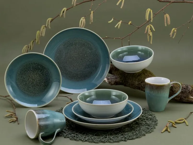 Schalen & Schüsseln|Schalen & Schüsseln|CreaTable Müslischale Caldera Ø 16 cm Grün