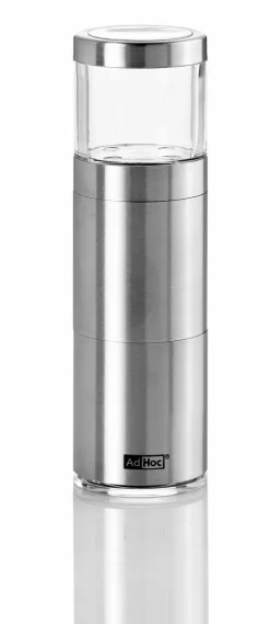 Küchenutensilien|AdHoc Muskatmühle Muskatino 12,5 cm Silber