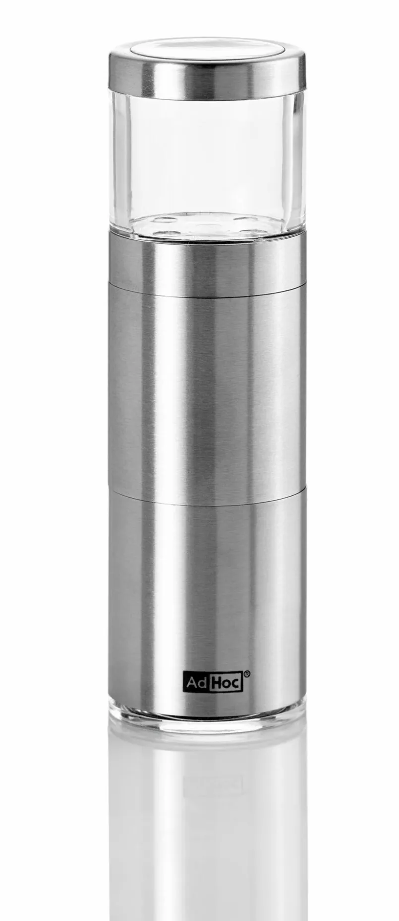 Küchenutensilien|AdHoc Muskatmühle Muskatino 12,5 cm Silber