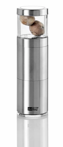 Küchenutensilien|AdHoc Muskatmühle Muskatino 12,5 cm Silber