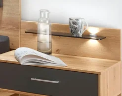 Wiemann Nachttische & Kommoden-Nachttisch-Paneel Pasadena 2er Set Eiche