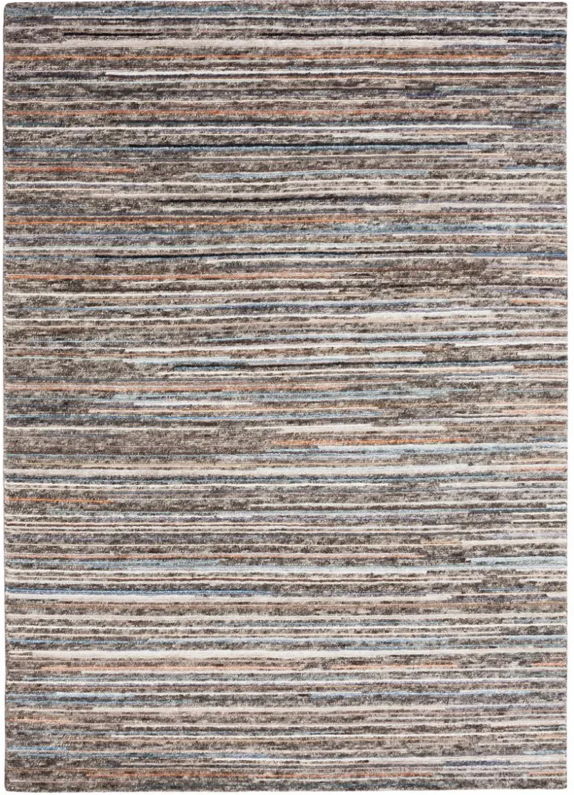 Natur(Look) Teppiche-Nepal Teppich San Remo 140 x 200 cm Grau
