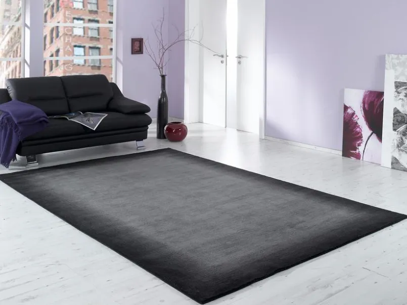 Natur(Look) Teppiche| Nepal Teppich Prestige New 140 x 200 cm Dunkelgrau
