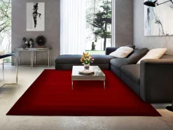 Natur(Look) Teppiche| Nepal Teppich Prestige New 200 x 300 cm Dunkelrot