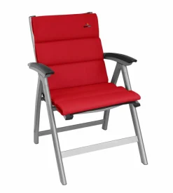 Gartenstuhl-Auflagen| Niedriglehner-Auflage Alutex 50 x 103 cm Rot